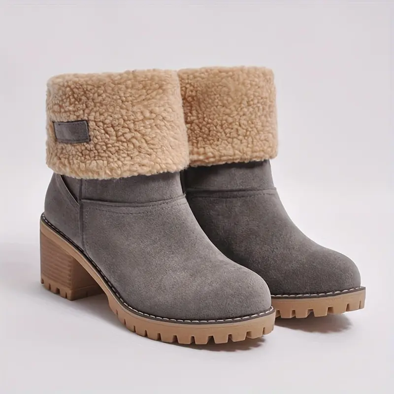 Delancey | Damen Stiefeletten gefüttert mit Blockabsatz