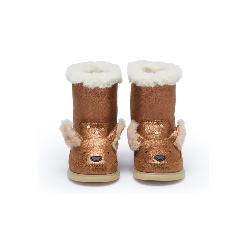 Deloniek Boots | Deer | Bronze Metallic Leather