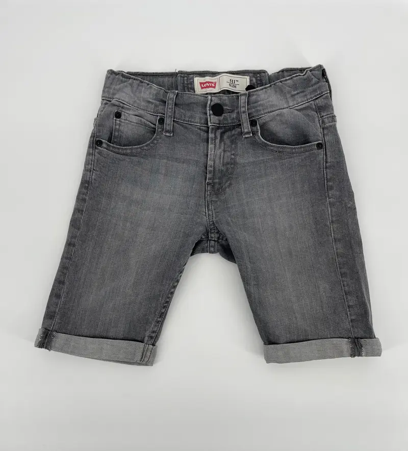 Denim Korte Broek Grijs Maat 128