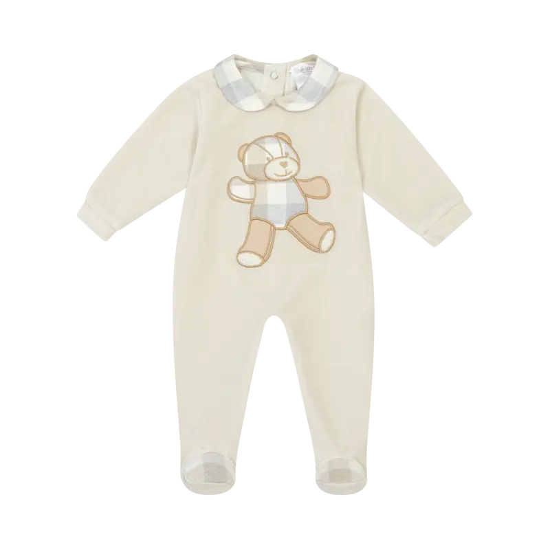 Deolinda - babysuit bear beige