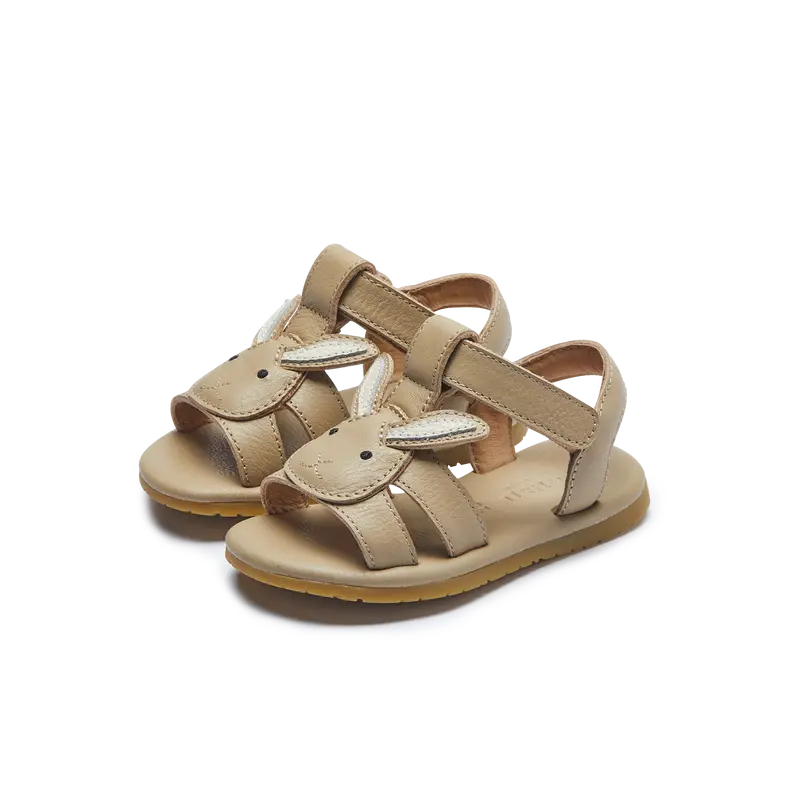 Dhalo Sandals | Bunny | Taupe Leather