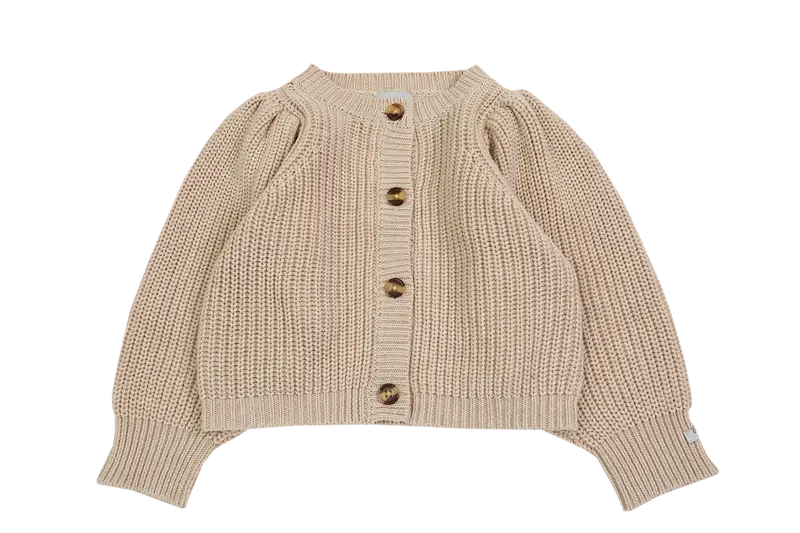Dica Cardigan | White Almond Melange