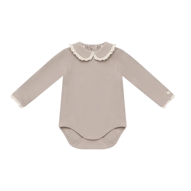 Diete Bodysuit | Grey Violet