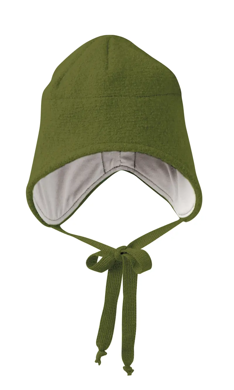 Disana Boiled Wool Hat Olive - Muts Gekookte Wol Olijf Groen