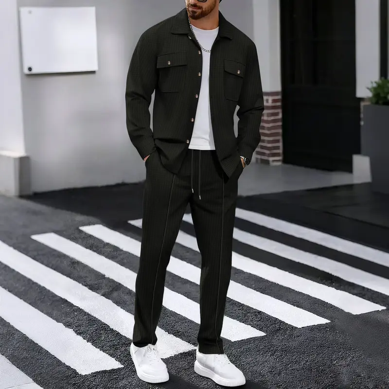 Dominus Elite™ Set mit Moderner Jacke und Slim-Fit-Hose