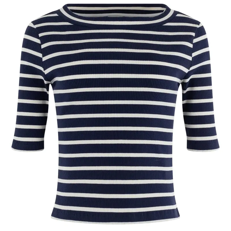 Donkerblauw gestreept t-shirt Kelly