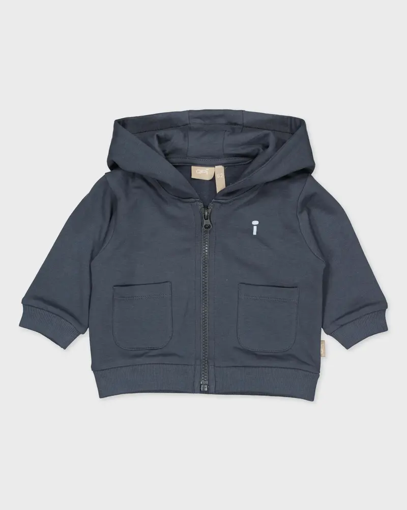 Donkerblauw vest met capuchon | Dark Blue