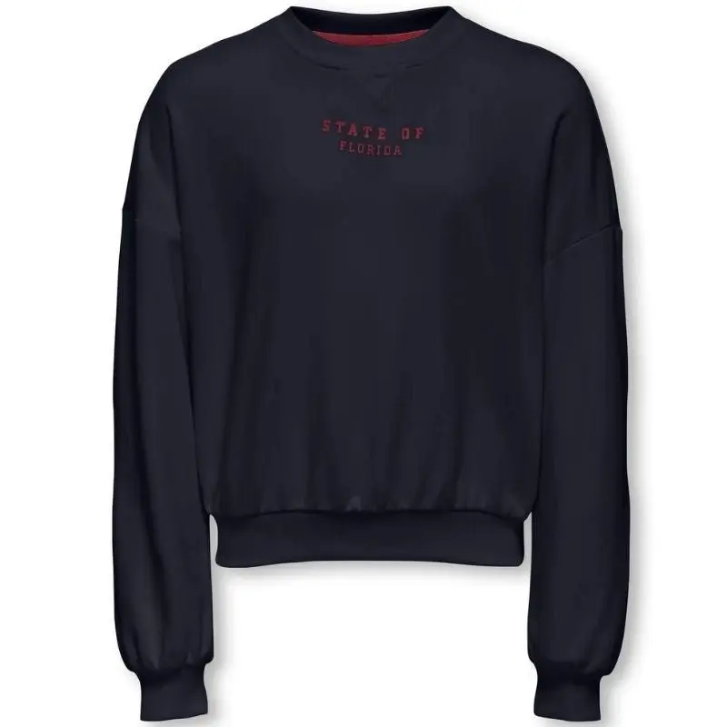 Donkerblauwe cropped sweater Sally
