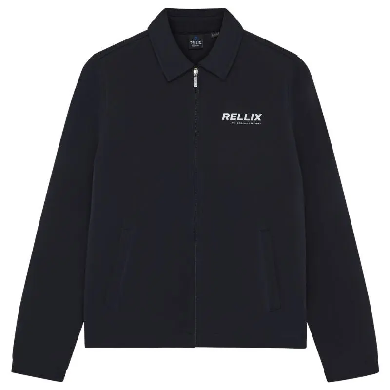 Donkerblauwe sweat jacket Rellix Scuba 940407