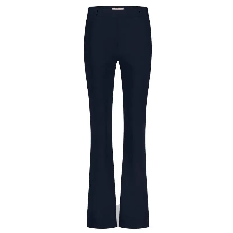 Donkerblauwe travel trousers Flair bonded