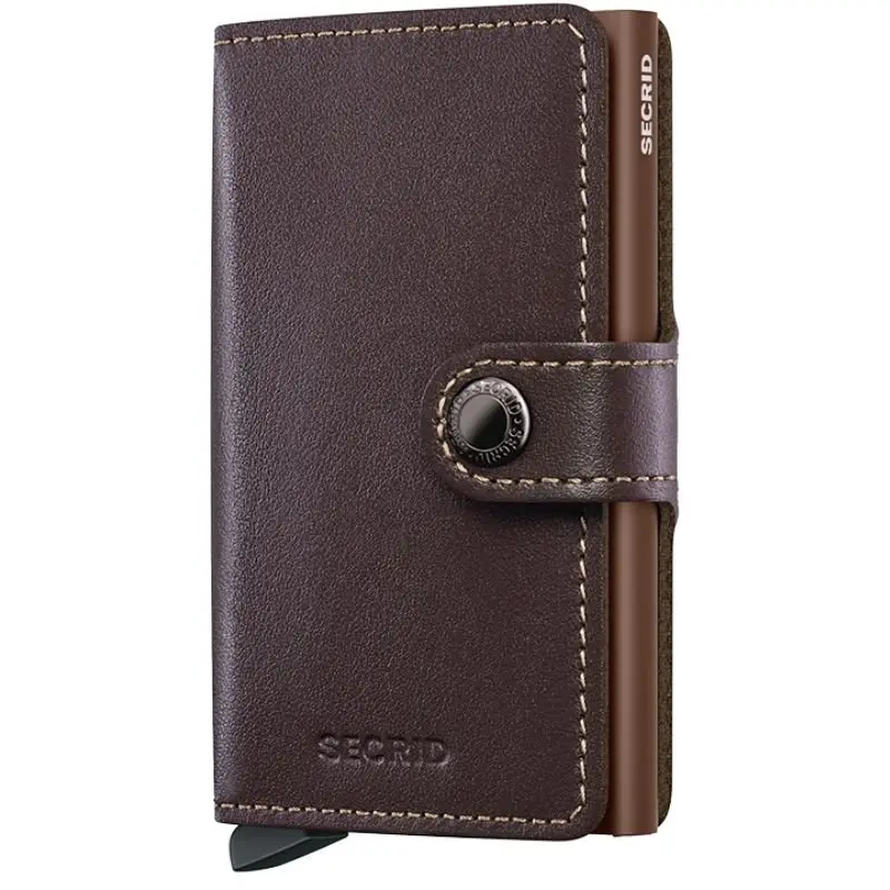 Donkerbruine miniwallet Original Chocolate