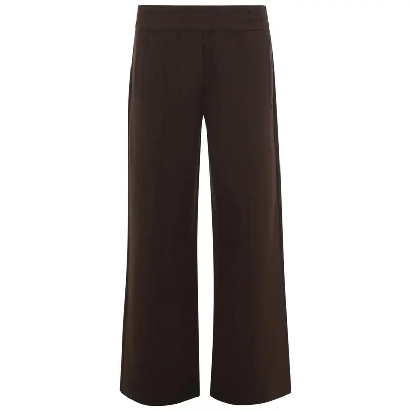 Donkerbruine straight fit broek Reno Jog
