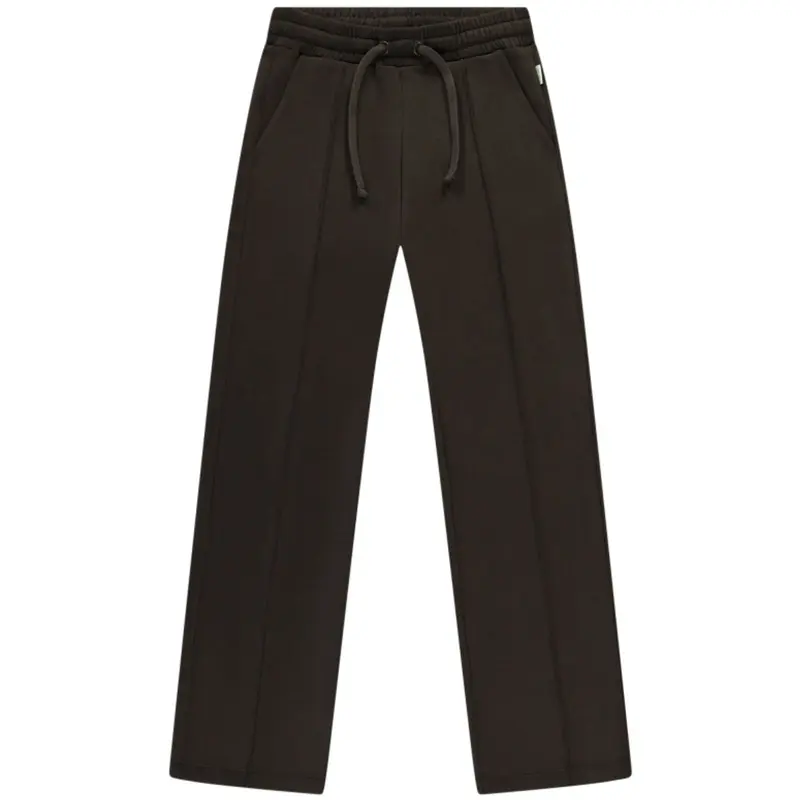 Donkerbruine straight sweatpant Hannah