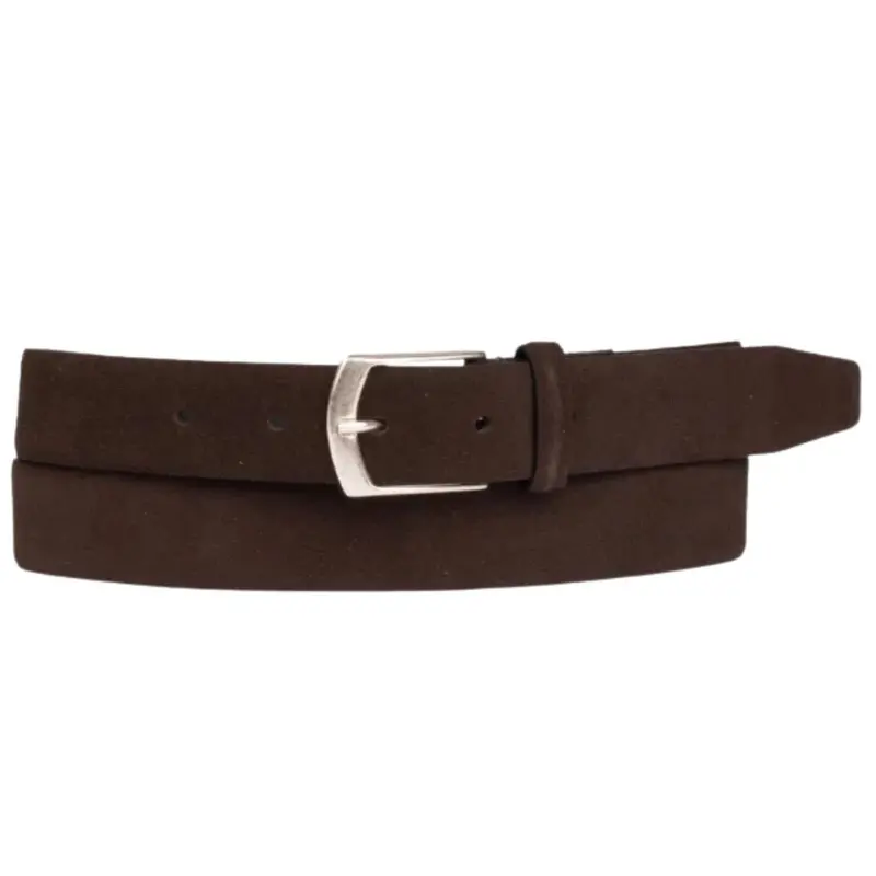 Donkerbruine suéde riem PS30-25