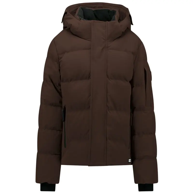 Donkerbruine winter jacket Jaxham