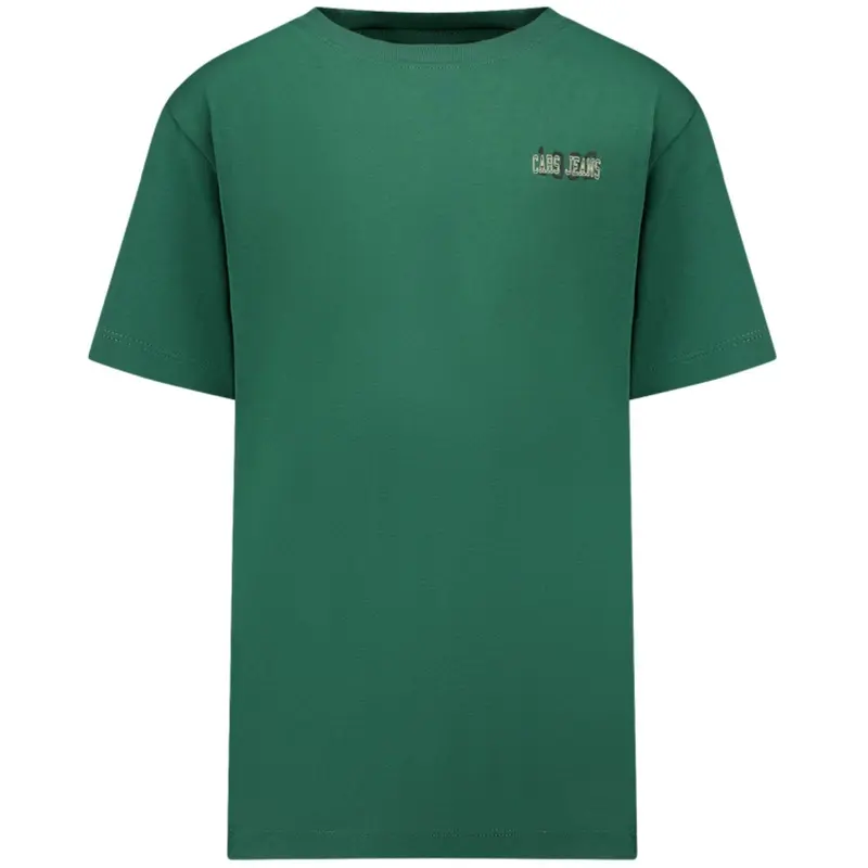 Donkergroen backprint t-shirt Copes