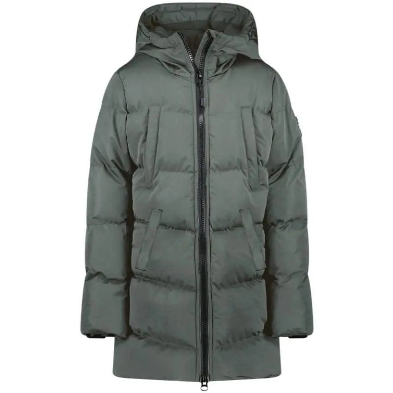 Donkergroene puffer jacket Maysay