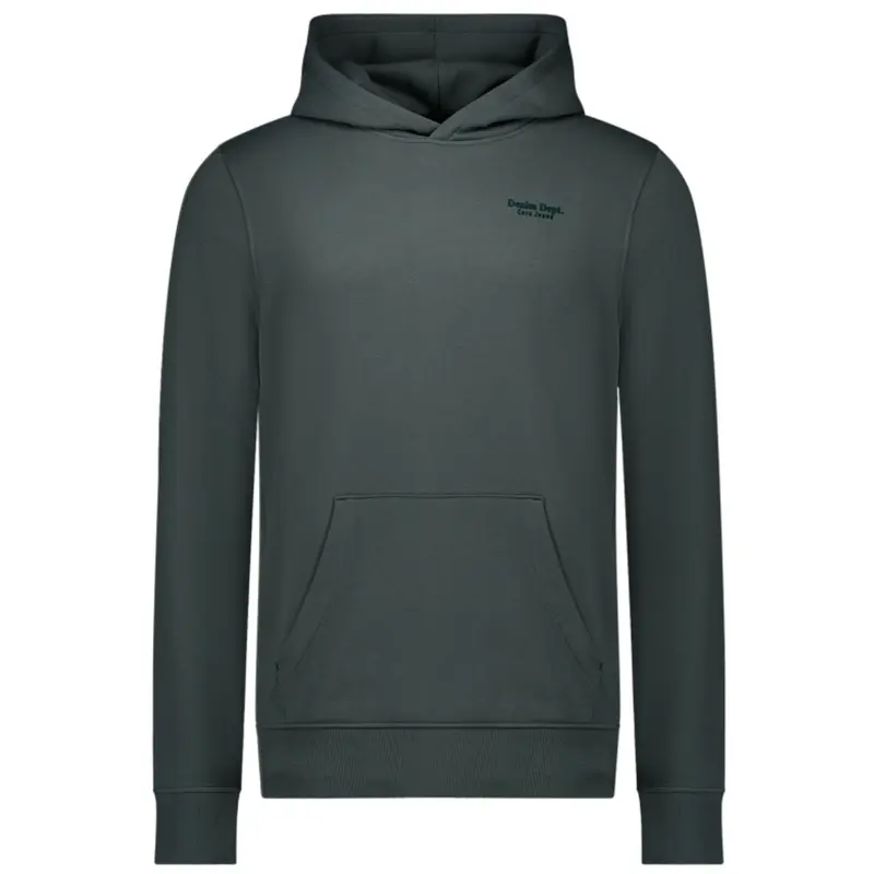 Donkergroene sweat capuchon hoodie Tylo