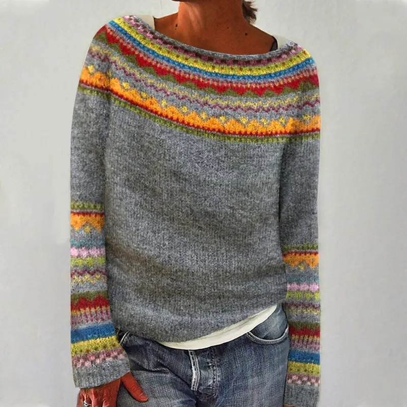 Dorothea | Weicher Rundhals Strickpullover