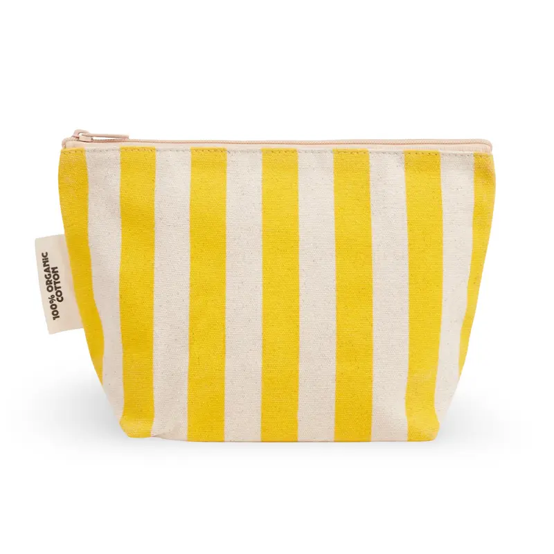 Dr Max's Organic Cotton Zipper Pouch Yellow