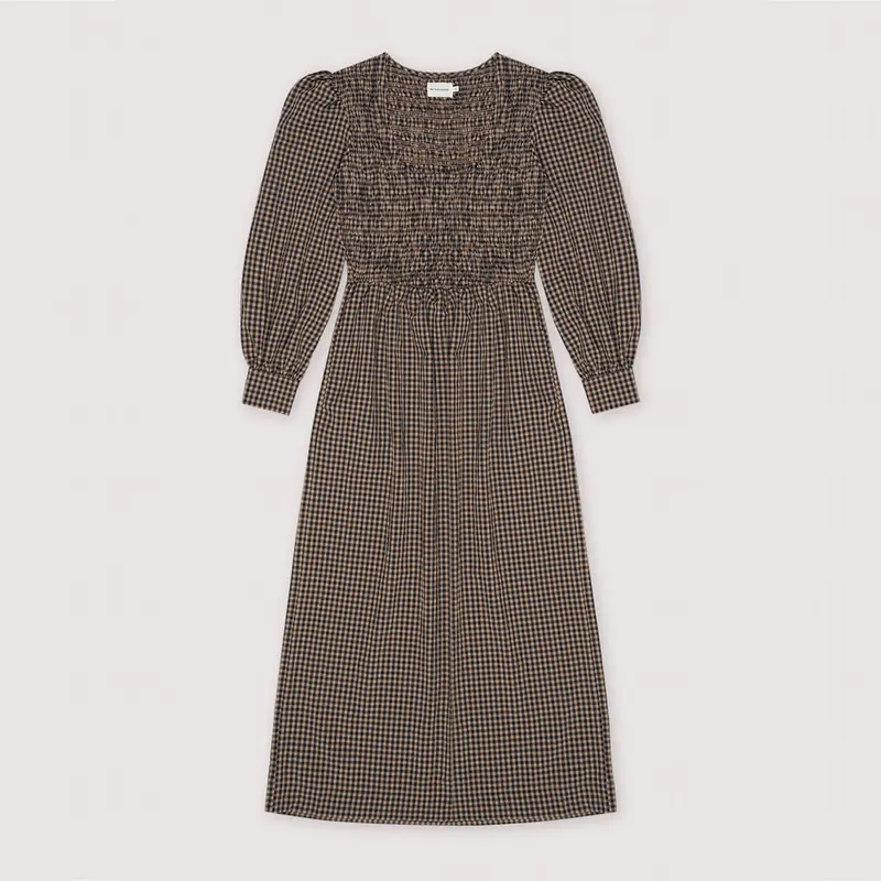Dress Bastille Gingham Charm Woman