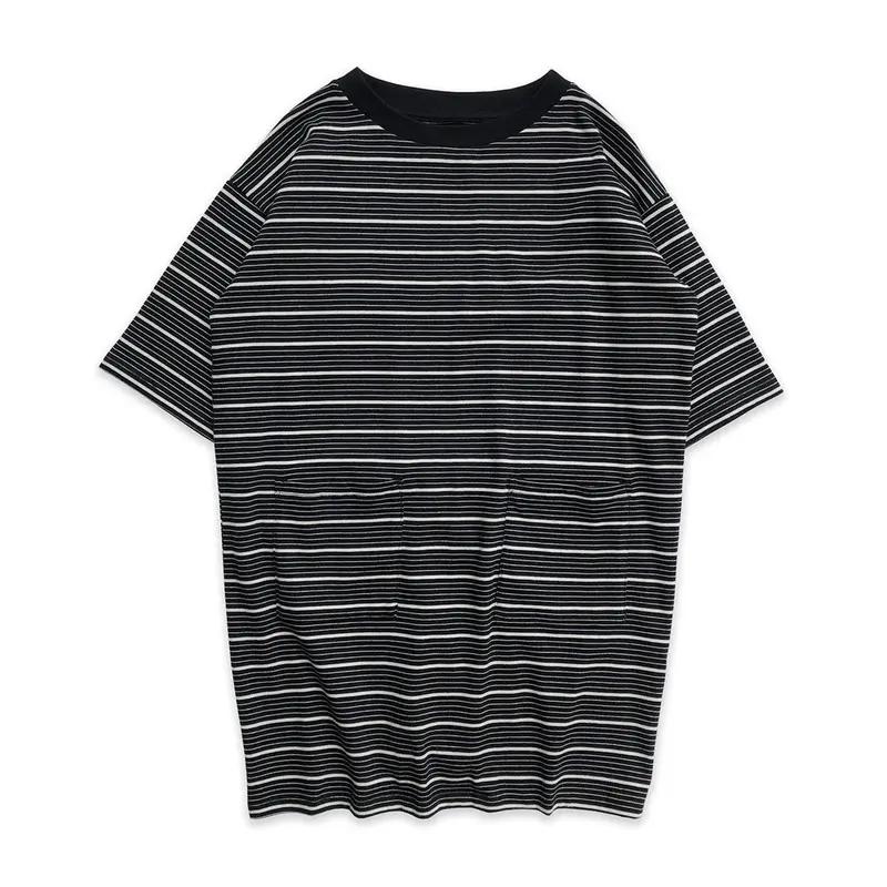 Dress Black Pebble Stripe