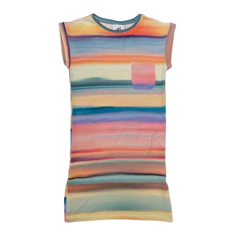 Dress Boxy Rib Rainbow