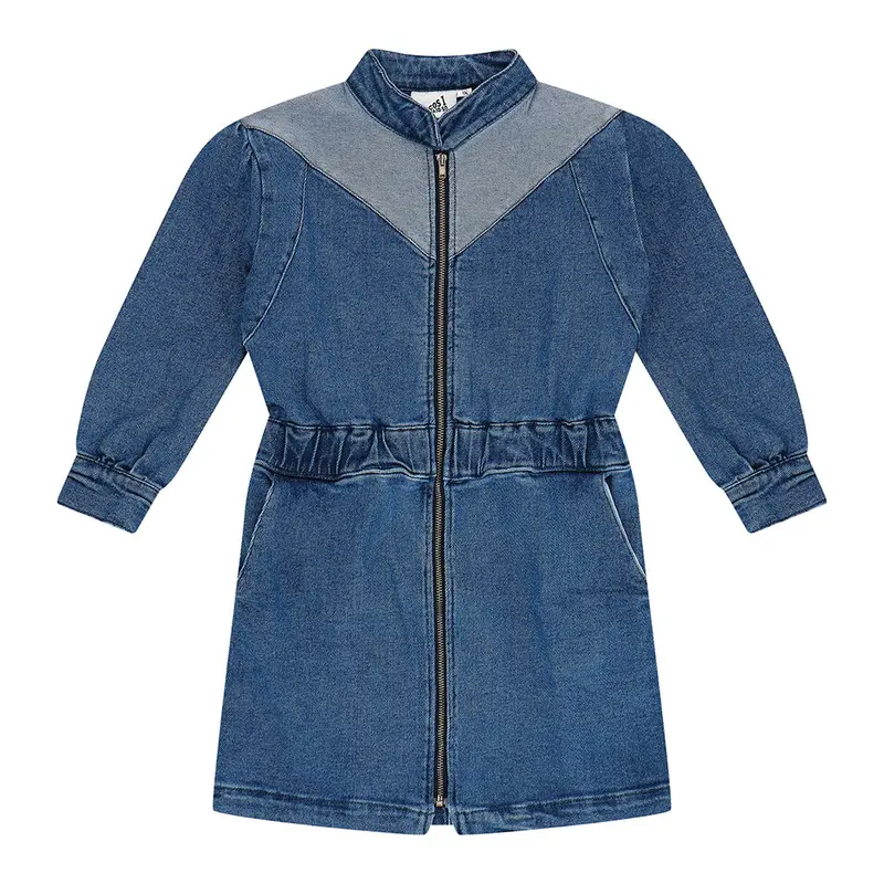 Dress Denim Patchwork