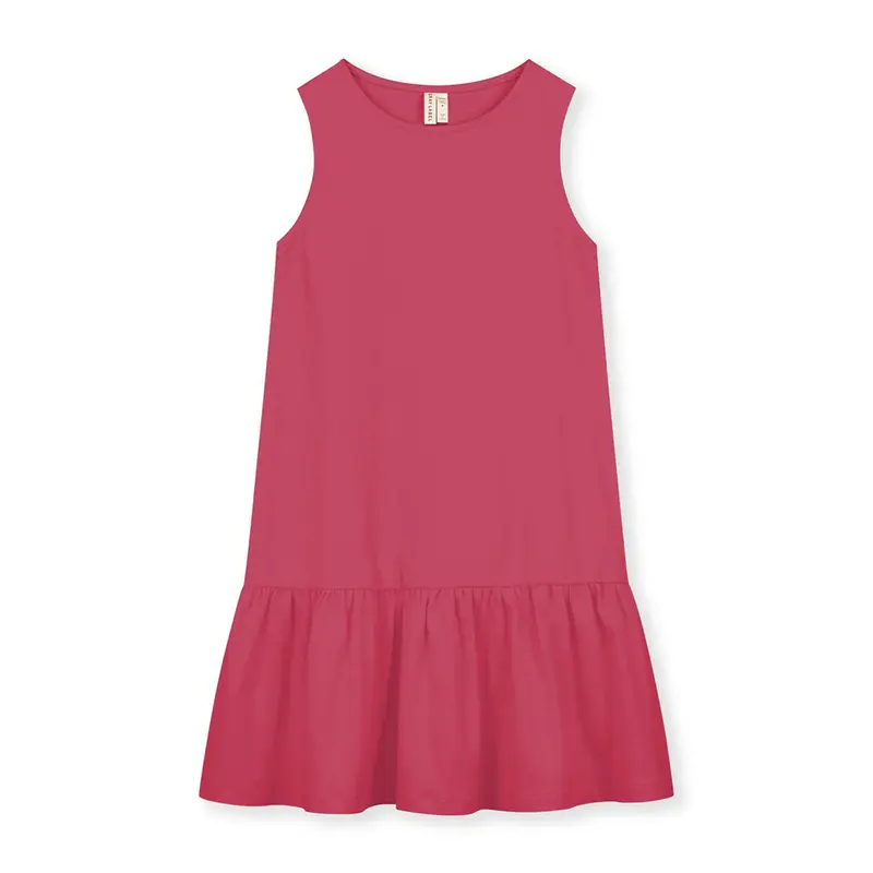 Dress Frill Sleeveless Cherry