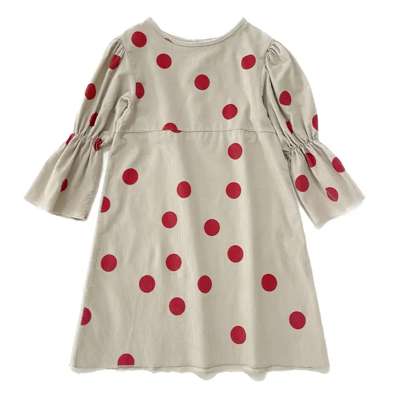 Dress Longsleeve Red Dots