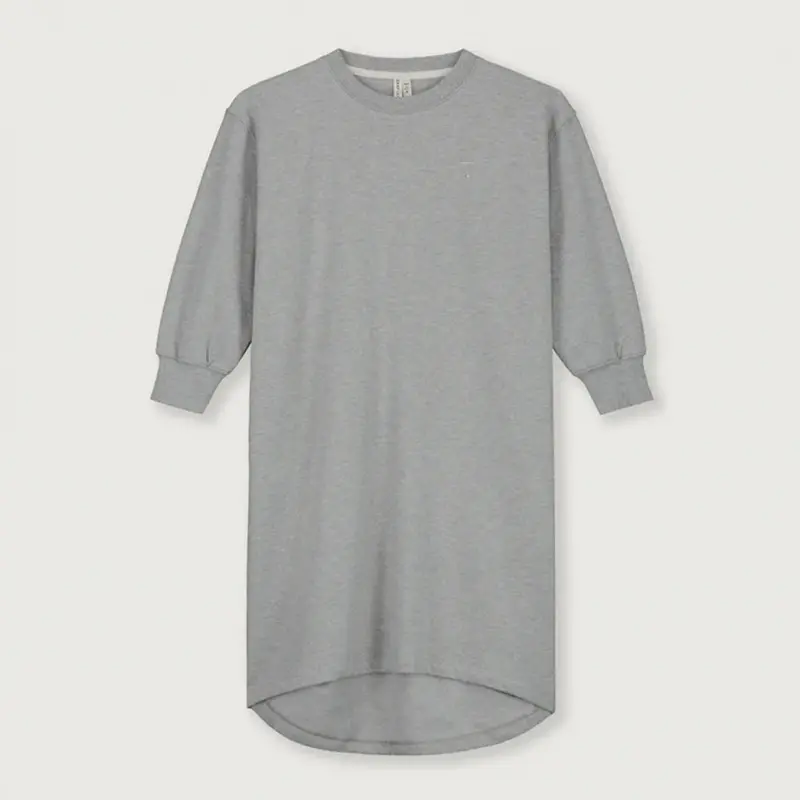 Dress Oversized Circle-cut Grey Melange