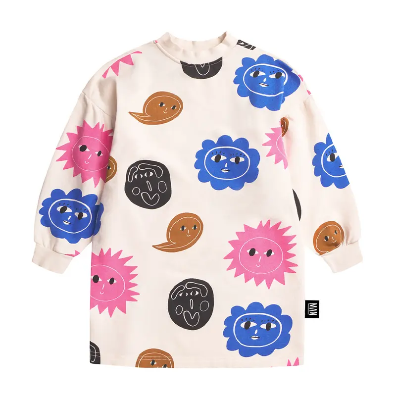 Dress Puffed Sleeves Planets