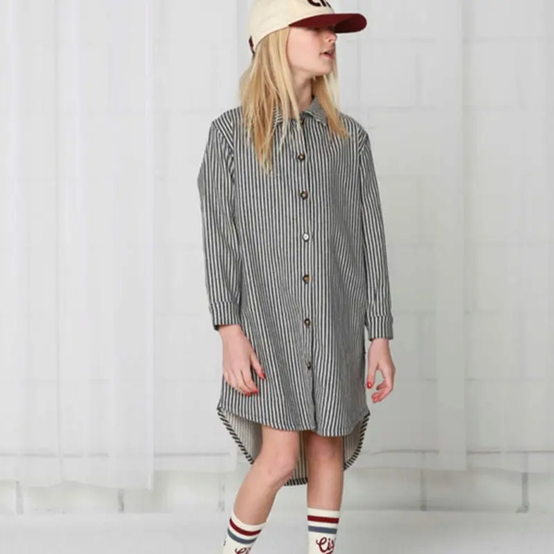 Dress Shirt Striped Denim