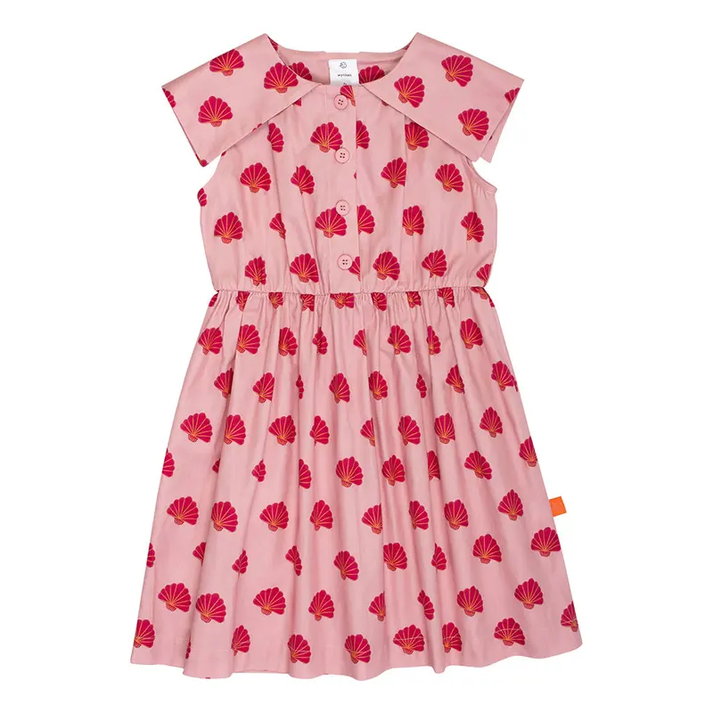 Dress Sun Sail Collar Scallop