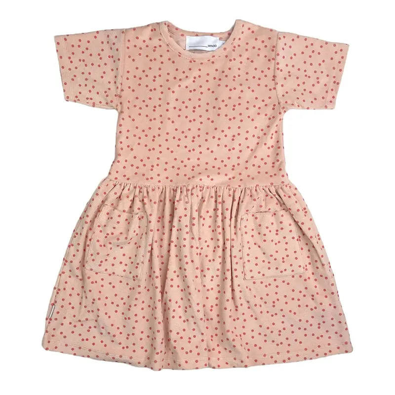 Dress Toweling Coral Dot