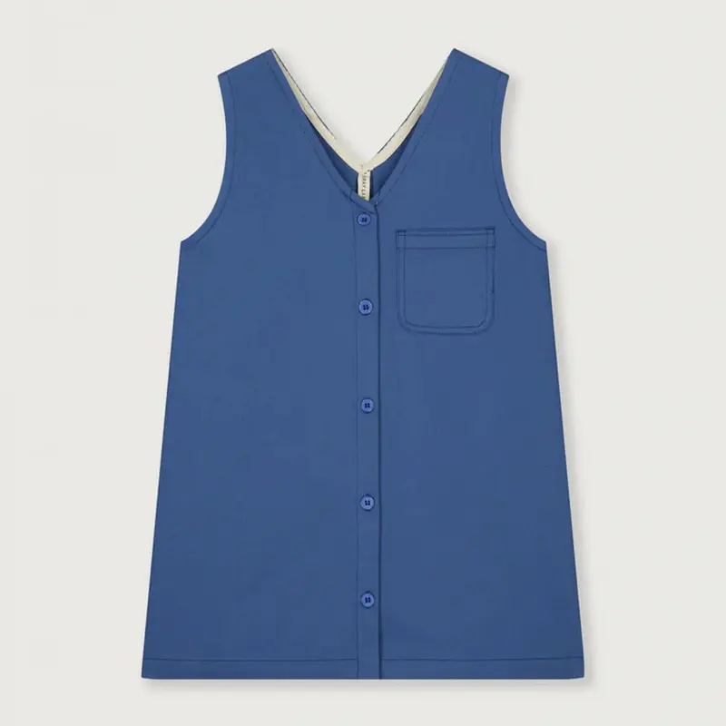 Dress Twill Sleeveless Blue Moon