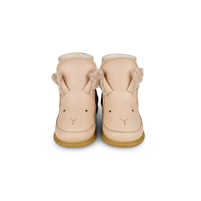 Dubu Exclusive Shoes | Fluffy Bunny | Light Rust Leather