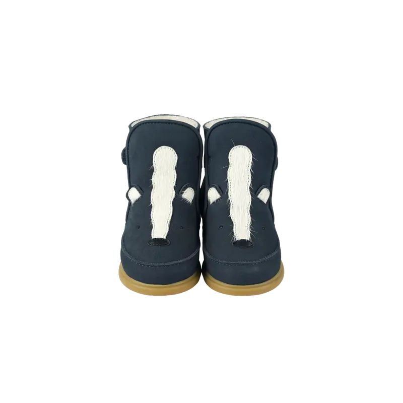 Dubu Exclusive Shoes | Skunk | Navy Nubuck