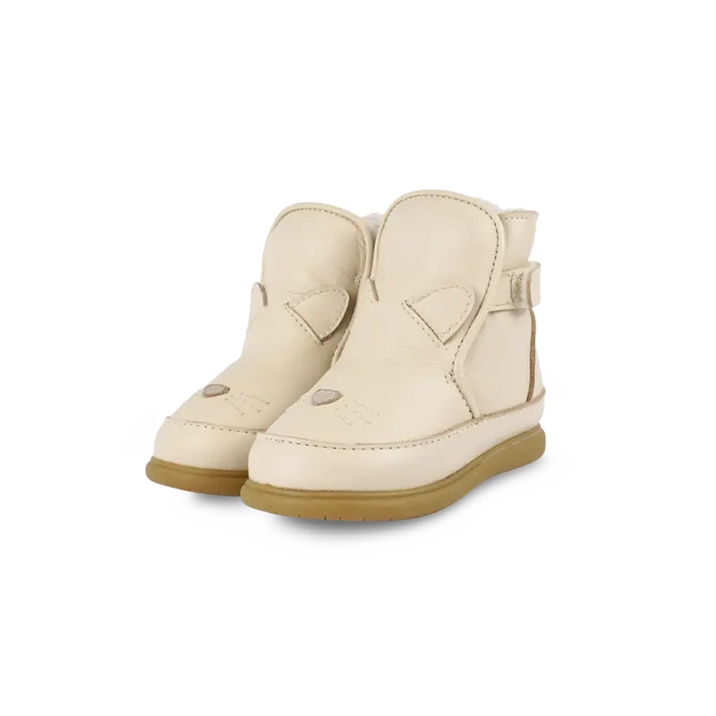 Dubu Special Shoes | Kitten | Cream Leather