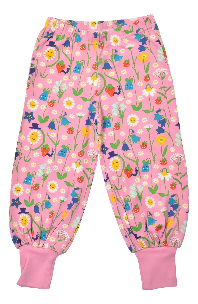 Duns Sweden - Baggy Pants Spring Happy Flower Lilac