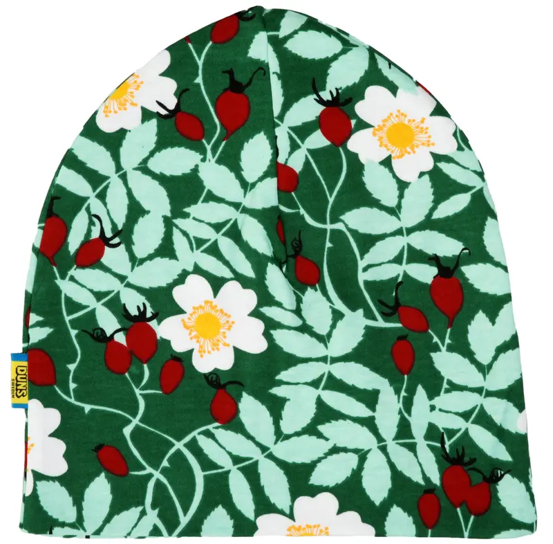 Duns Sweden - Beanie Double Layer Hat Rosehip Dark Green