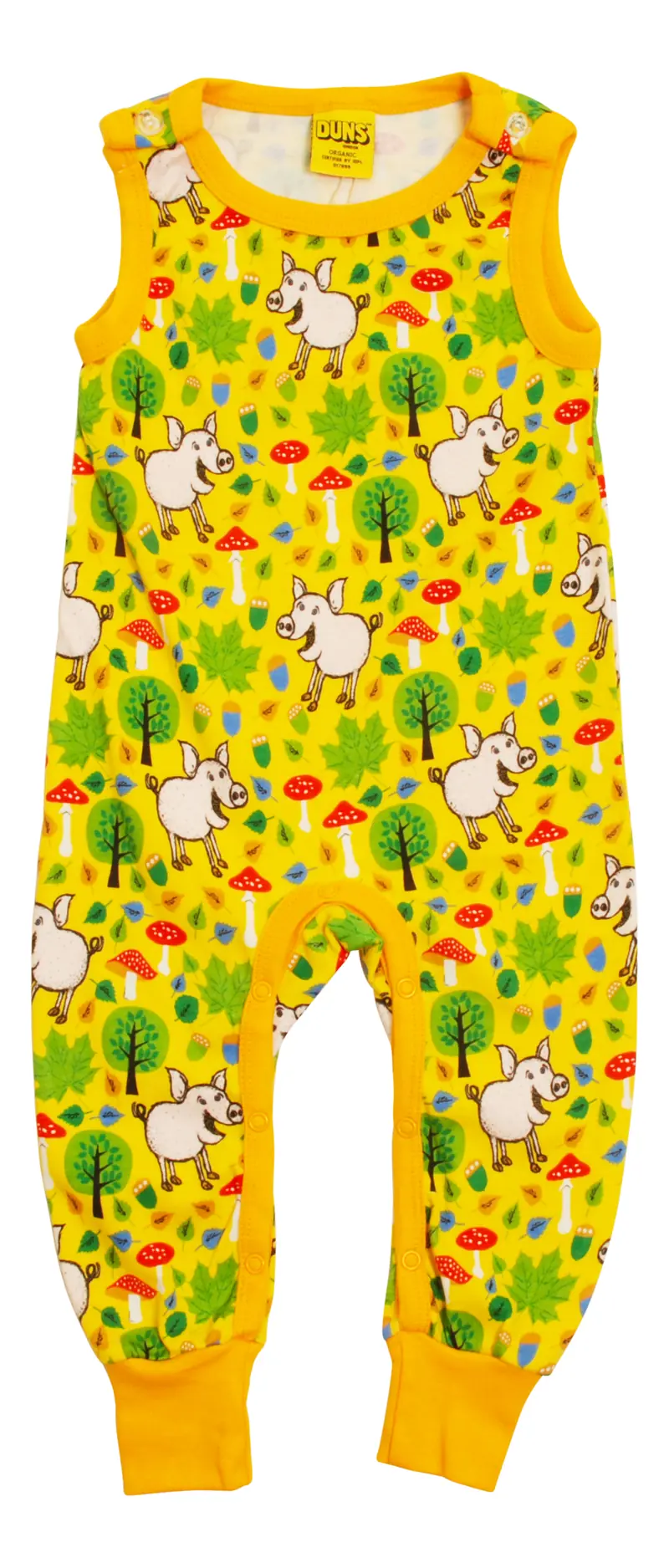 Duns Sweden - Dungarees Pigs & Acorns Lemon Chrome