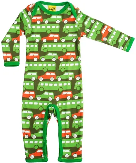 Duns Sweden - Jumpsuit Green Busses