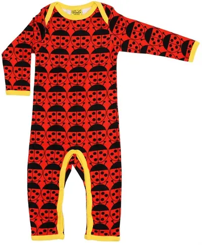 Duns Sweden - Jumpsuit Red Ladybug - Rood Lieveheersbeest