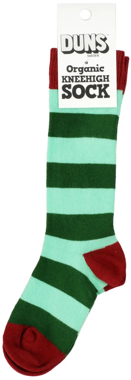 Duns Sweden Kneesocks Striped Green/Jade