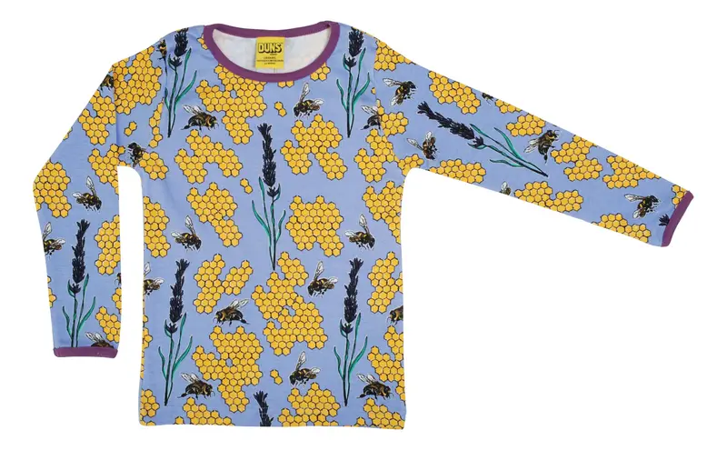 Duns Sweden - Longsleeve Bee Grape - Bijen Paars