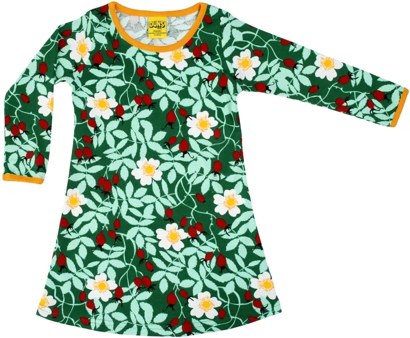 Duns Sweden - Longsleeve Dress Rosehip Green