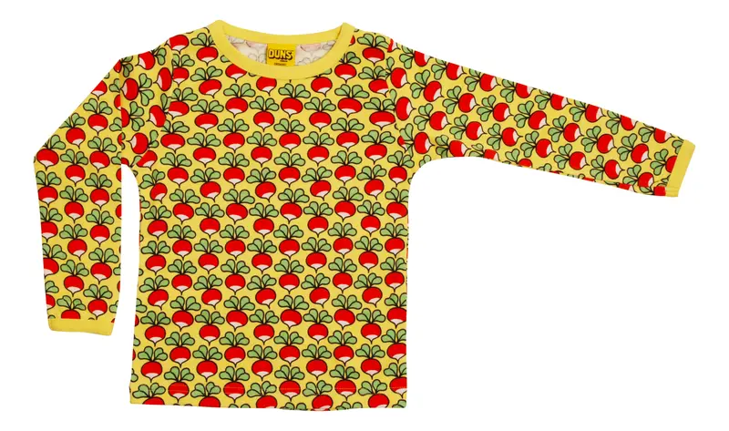 Duns Sweden - Longsleeve Radishes Yellow Cream