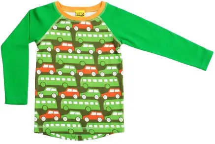 Duns Sweden Longsleeve Raglan Green Busses