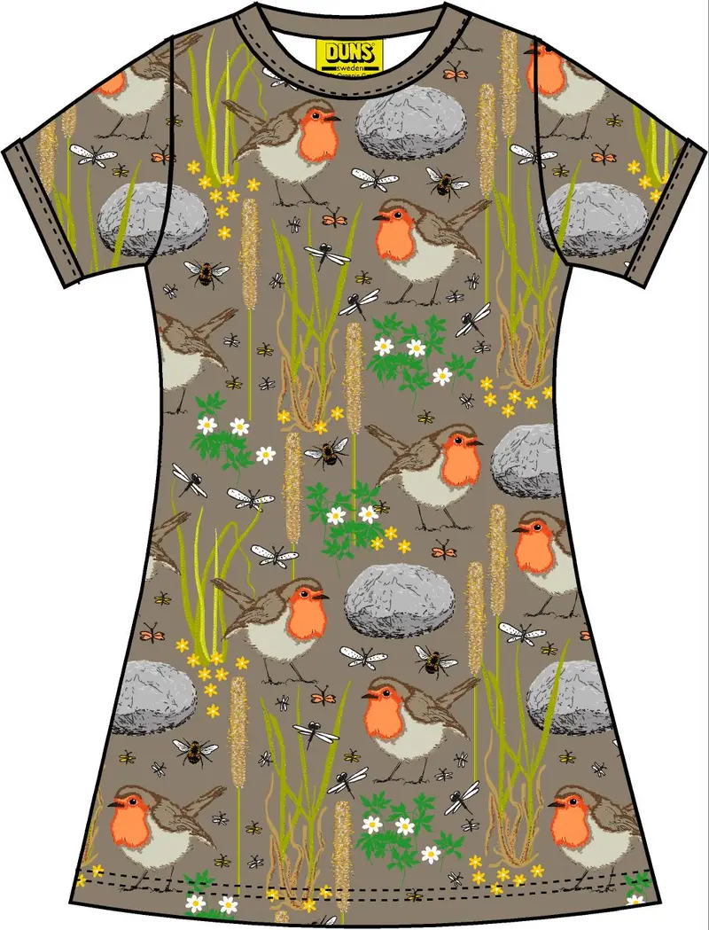 Duns Sweden - Shortsleeve Dress Robin Timber Wolf